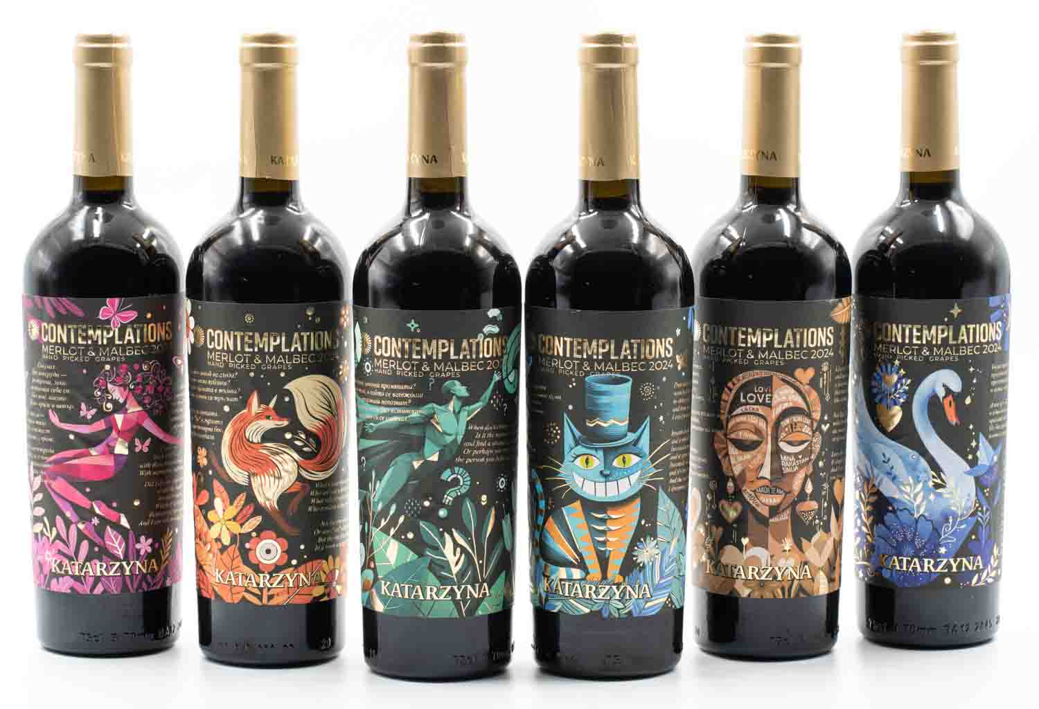 Contemplations Merlot x Malbec- fláše bulharského vína Katarzyna Estate