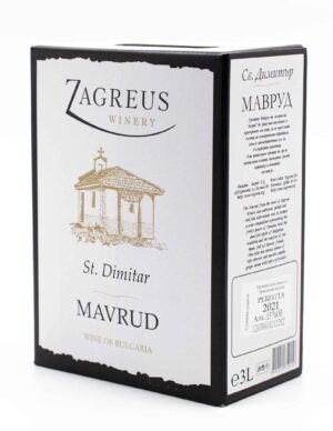 Bulharské víno Zagreus Mavrud Bag in Box