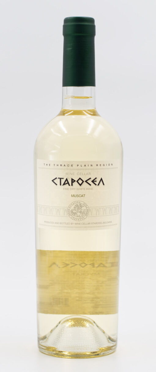 Starosel Winery Bulharské biele víno Muškát
