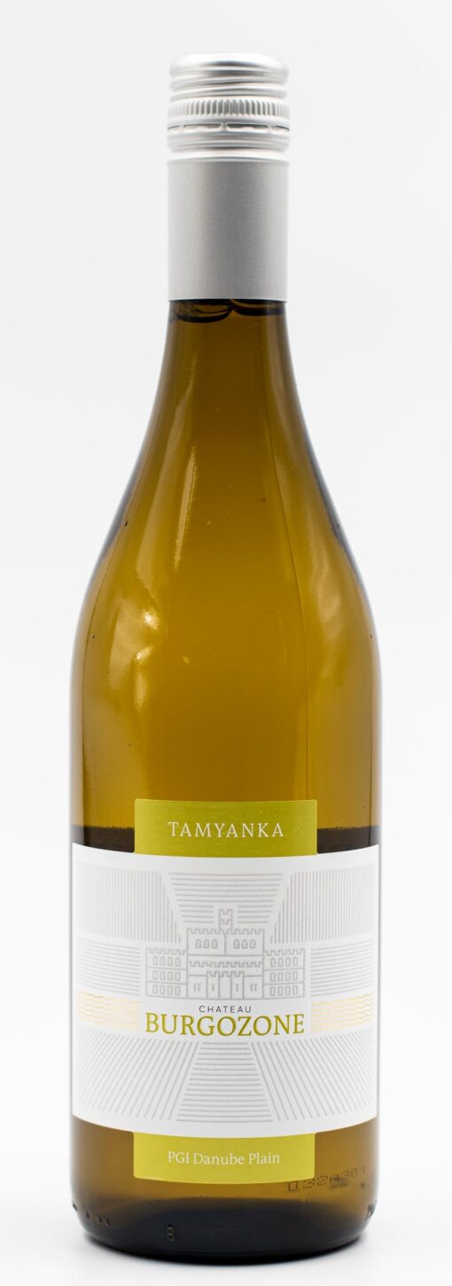 Fľaša bulharského bieleho vína Chateau Burgozone Tamyanka