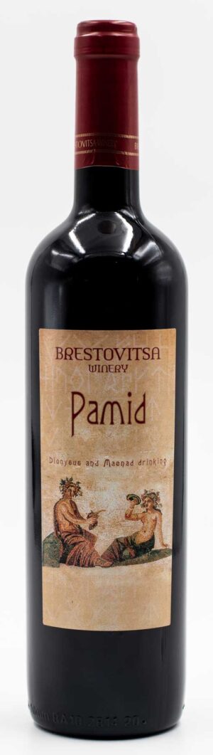 fľaša bulharského vína Brestovitsa Pamid